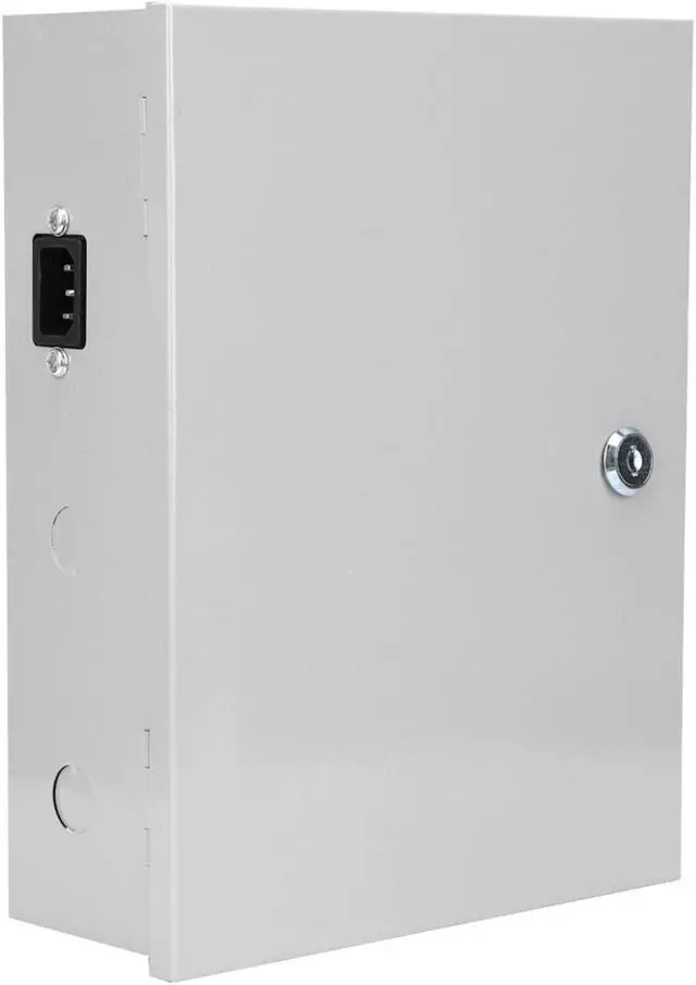 Alt view image 5 of 5 - Metal Power Supply Box, 12V 10A 9CH UPS PWM Access Control Box with Delayed Power Off Function