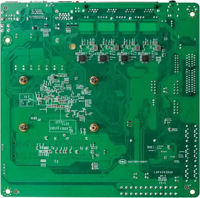 Alt view image 3 of 5 - HKUXZR NAS Motherboard N5105,4 Port i226/ i225 2.5GbE LAN,M.2 NVMe, 6*SATA3.0,2*DDR4, 1*PCIe4.0, Mini ITX Soft Router VPN Openwrt Barebone Micro Appliance DIY