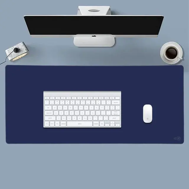 Alt view image 4 of 5 - ICONIC - PRO PC GEAR 3XL Extended Gaming Mouse Pad/Mat 46"x20"(Navy Blue) - Large & Wide Desk Cloth Mousepad - Stitched/Water Proof/Non Slip Base