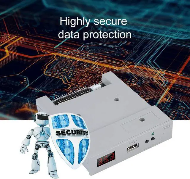 Alt view image 4 of 5 - Zerone External USB 3.5" 1.44MB Flash Drive Floppy Disk Drive USB Emulator 5V Plug&Play Simulator Industrial Control Equipment