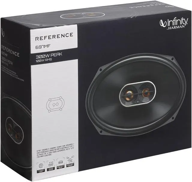 Alt view image 5 of 5 - Infinity REF697MF Extreme-Performance Automotive Coaxial Speakers