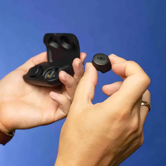 Alt view image 3 of 5 - IQbuds 2 MAX Hearing Amplifier with Personalization via IQbuds(tm) App, 7 Preset Programs, Bluetooth, Rechargeable, Active Noise Cancellation, 1 Pair of Earbuds