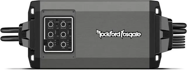 Alt view image 2 of 5 - Rockford Fosgate M5-800X4 IPX6 Element Ready 800-Watt 4-Channel Marine Amplifier with Dynamic Power