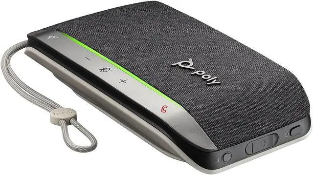 Alt view image 2 of 2 - Poly - Sync 20 Bluetooth/USB-A Speakerphone - Personal Portable Speakerphone - Noise & Echo Reduction - Connect to Cell Phones via Bluetooth or Computers via USB-A Cable - Works with Teams, Zoom