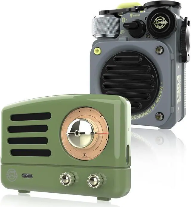 Main image of Muzen Wild Mini Rugged Outdoor Speaker,OTR Magnetic Sticker Speaker Portable Bluetooth Speaker,Apply for Metal Surface