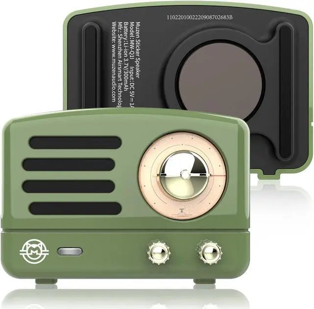 Alt view image 3 of 5 - Muzen Wild Mini Rugged Outdoor Speaker,OTR Magnetic Sticker Speaker Portable Bluetooth Speaker,Apply for Metal Surface