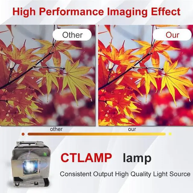 Alt view image 4 of 5 - CTLAMP A+ Quality BL-FU310A / FX.PM584-2401 Replacement Projector Lamp Bulb with Housing Compatible with Optoma DAEHNZTZ EH501 EW420 HD151X HD36 OPX4045 RX825 VDHDSL W501