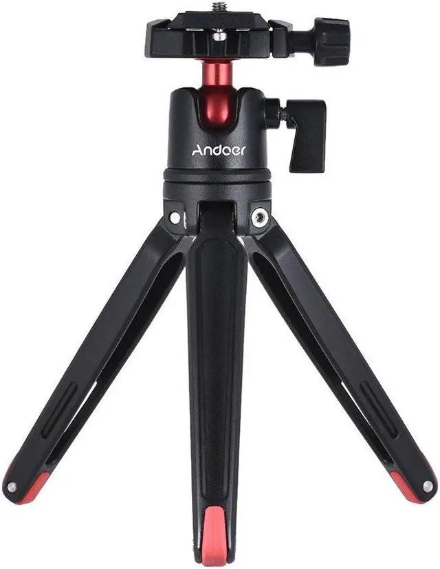 Main image of Mini Tabletop Tripod Stand with Ball Head Compatible with Canon Nikon Sony DSLR Mirrorless Camcorder Compatible with iPhone X 8 7 Plus 7s 6s Samsung Huawei Honor 9 Smartphone