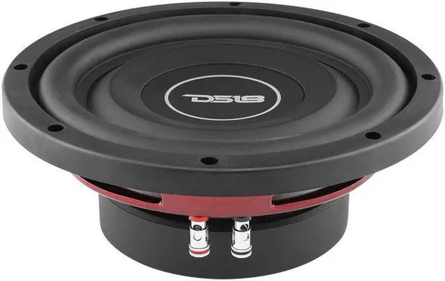 Alt view image 4 of 5 - DS18 SRW8.4 8" Shallow Car Subwoofer - 300 Watts, Single Voice Coil, 4-Ohm (1 Speaker)