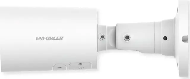 Alt view image 3 of 3 - Seco-Larm EV-N1806-2W4D Enforcer Ultra-Low-Light 8MP Active Deterrence IP Camera, 1/1.8"" CMOS Sensor, 3840x2160 Resolution at 30fps, IP67 Weatherproof, Progressive Scan, 12VDC/PoE, 3DNR, White