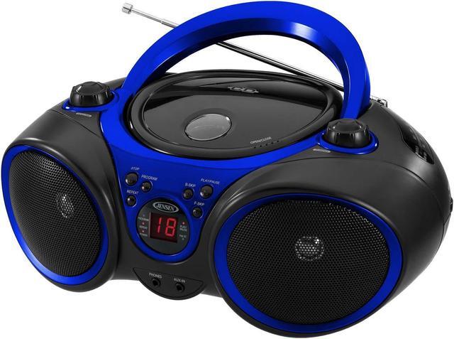 Main image of Jensen CD-490 Portable Sport Stereo CD Player with AM/FM Radio and Aux Line-in & Headphone Jack (Blue)