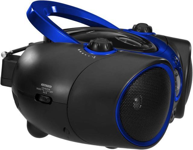 Alt view image 3 of 4 - Jensen CD-490 Portable Sport Stereo CD Player with AM/FM Radio and Aux Line-in & Headphone Jack (Blue)