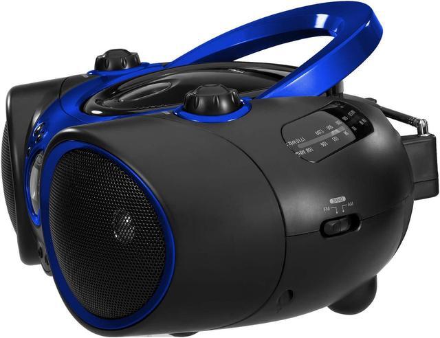 Alt view image 4 of 4 - Jensen CD-490 Portable Sport Stereo CD Player with AM/FM Radio and Aux Line-in & Headphone Jack (Blue)