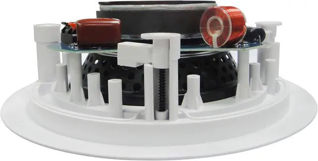 Alt view image 5 of 5 - 652C Silver Ticket in-Ceiling Speaker with Pivoting Tweeter (6.5 Inch in-Ceiling) 9.5 inch Overall Size