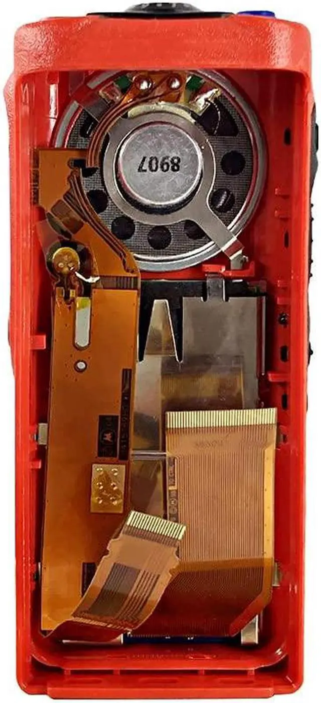 Alt view image 2 of 5 - VBLL Limited-keypad Repair Housing Case Cover with LCD Display and Original Speaker for Motorola HT1250 Radio (Red)
