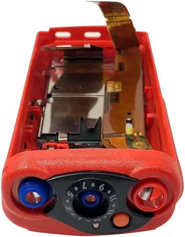 Alt view image 3 of 5 - VBLL Limited-keypad Repair Housing Case Cover with LCD Display and Original Speaker for Motorola HT1250 Radio (Red)