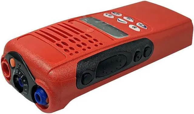 Alt view image 4 of 5 - VBLL Limited-keypad Repair Housing Case Cover with LCD Display and Original Speaker for Motorola HT1250 Radio (Red)