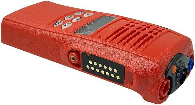 Alt view image 5 of 5 - VBLL Limited-keypad Repair Housing Case Cover with LCD Display and Original Speaker for Motorola HT1250 Radio (Red)