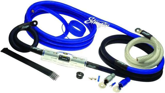 Main image of Stinger SK6201 400 Watt 1/0 Gauge Car Amplifier Installation Wiring Kit