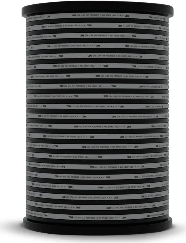 Alt view image 2 of 5 - DS18 SW-16GA-1000SLVB 16-GA Ultra Flex Speaker Wire Silver and Black 1000FT - Speaker Cable for Audio Applications