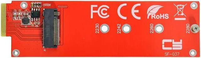 Main image of xiwai NVMe NGFF M-Key 4X Host Adapter to Ruler 1U GEN-Z EDSFF Short SSD E1.S Carrier Adapter
