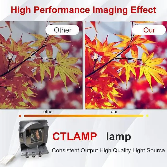 Alt view image 4 of 5 - CTLAMP A+ Quality SPLAMP094 Replacement Projector Lamp Bulb with Housing Compatible with SP-LAMP-094 INFOCUS IN124x IN126x IN128HDSTx IN128HDx IN2124LC IN2124x IN2126LC IN2126x IN2128HDLC IN2128HDx