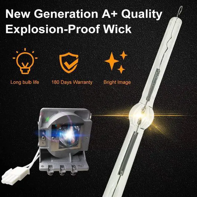Alt view image 3 of 5 - CTLAMP A+ Quality SPLAMP094 Replacement Projector Lamp Bulb with Housing Compatible with SP-LAMP-094 INFOCUS IN124x IN126x IN128HDSTx IN128HDx IN2124LC IN2124x IN2126LC IN2126x IN2128HDLC IN2128HDx