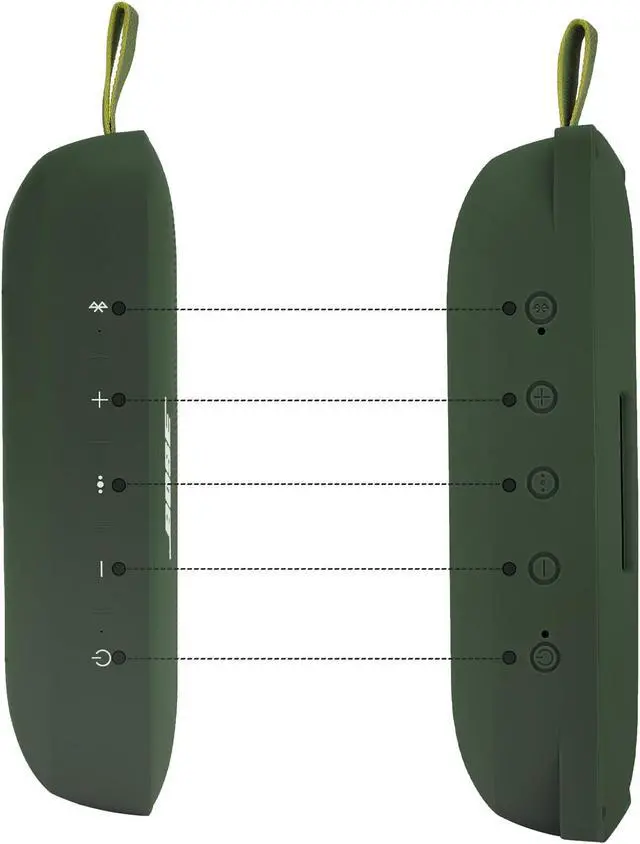 Alt view image 3 of 5 - Hard + Silicone Case for Bose SoundLink Flex Speaker