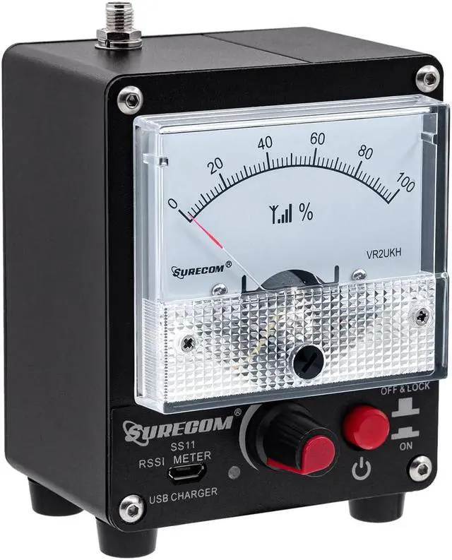 Alt view image 3 of 5 - Mcbazel Surecom SS11 Portable Field Strength Power Test Meter RF Signal Strength Test Meter with Antenna