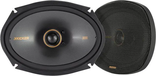 Main image of Kicker 51KSC6904 KS-Series 6x9 Coaxial Speakers with 1" tweeters, 4-Ohm, Pair