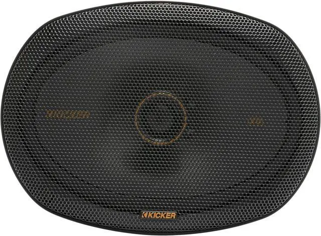 Alt view image 2 of 5 - Kicker 51KSC6904 KS-Series 6x9 Coaxial Speakers with 1" tweeters, 4-Ohm, Pair