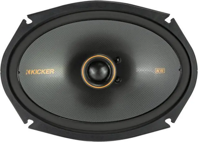 Alt view image 3 of 5 - Kicker 51KSC6904 KS-Series 6x9 Coaxial Speakers with 1" tweeters, 4-Ohm, Pair