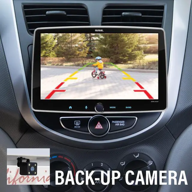 Alt view image 4 of 5 - Sound Storm Laboratories SDML10ACPR Apple CarPlay Android Auto Car Multimedia Player - Single Din Chassis With 10 Inch Capacitive Touchscreen, Bluetooth, No DVD, Rear Camera Included, RGB Illumination