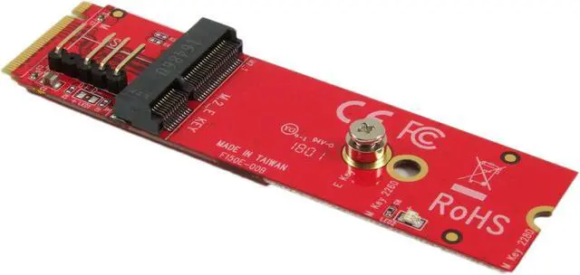 Alt view image 5 of 5 - Ableconn M2MN-150E M.2 Converter Board for Key E M.2 Module - Install M2 E Key Module to M Key Socket on Motherboard