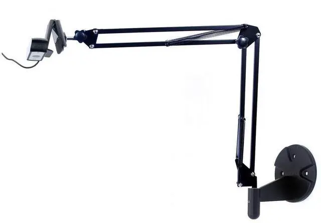 Alt view image 5 of 5 - Webcam Stand Kit, 2in1 Wall Mount and Clamp Arm Holder for Logitech C920 C920s C922x C930e C925e Brio - Acetaken