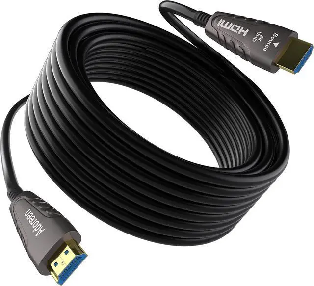 Main image of Adoreen 8K Fiber Optic HDMI 2.1 Cable 40 Feet, Active Optical HDMI Cord for 8K@60Hz 4K@120Hz 2K@240Hz Dynamic HDR eARC HDCP2.2&2.3 4:4:4 3D,Compatible PS5/PS4,Ultra HD TV(12.2m)
