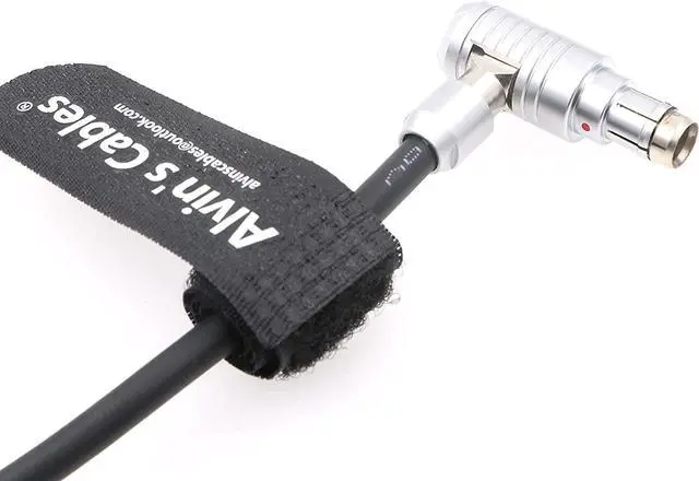 Alt view image 5 of 5 - 3 Pin Right Angle to Rotatable 2 Pin Male Right Angle Power Cable for Teradek Bolt SmallHD Monitor from ARRI Alexa Mini XT 14.8 V Port Alvin's Cables