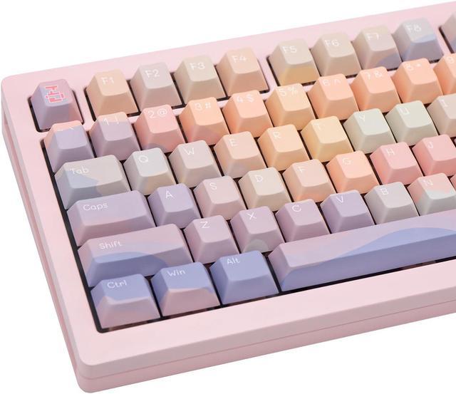 GMK Peach Blossom PBT Keycap Sets Cherry Profile Dye Sub Personalized Keycap offers For Cherry MX Switch Mechanical Keyboards