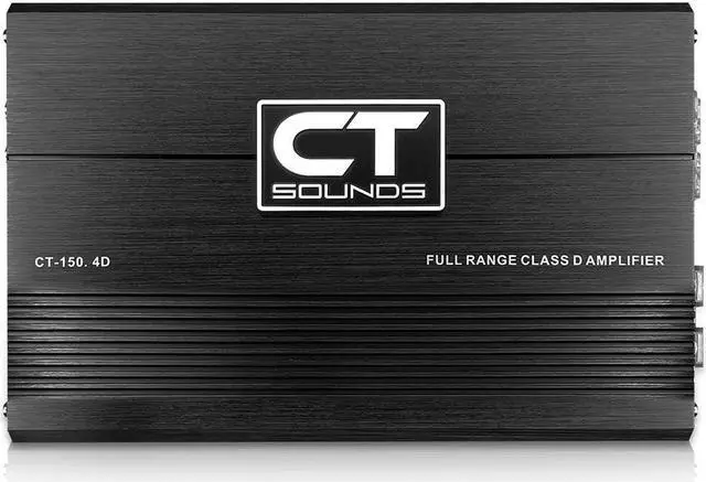 Alt view image 2 of 5 - CT Sounds CT-150.4D Full-Range Class D 4 Channel Car Audio Amplifier, 1000 Watts RMS