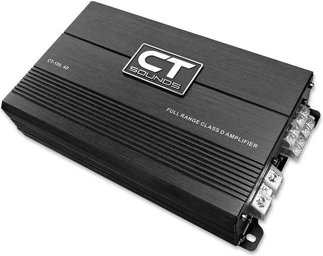Alt view image 3 of 5 - CT Sounds CT-150.4D Full-Range Class D 4 Channel Car Audio Amplifier, 1000 Watts RMS