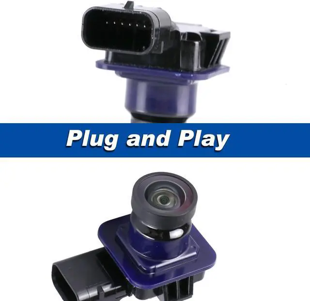 Alt view image 4 of 5 - Dngbymx Backup Camera Compatible with Ford Explorer 2011 2012 2013 2014 2015 Rear View Without White Track line Replace# DB5Z-19G490-A BB5Z-19G490-A