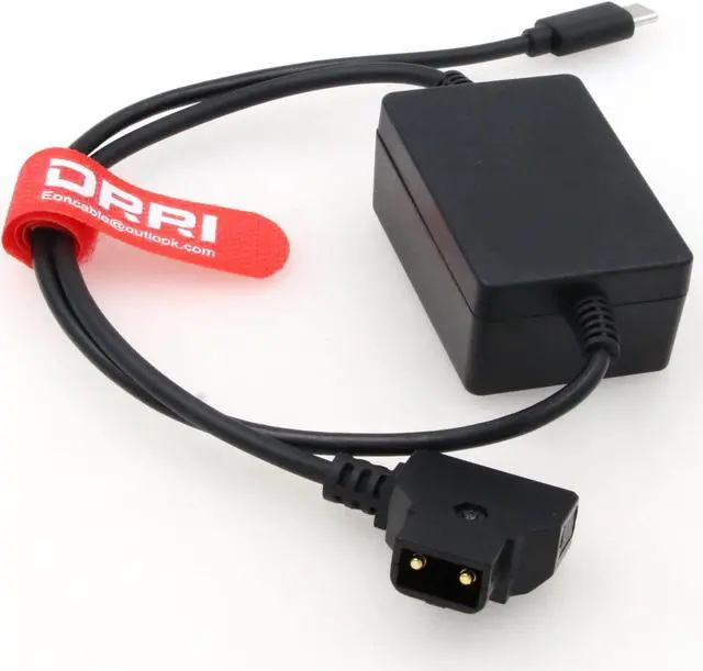 Alt view image 2 of 5 - DRRI MacBook pro Mobile Phone Sony a7siii Lumix S5 USB C Port to V-Mount Battery PD Adapter Cable D-Tap to USB-C