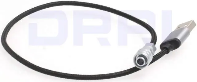 Alt view image 2 of 4 - DRRI Pocket Cinema Camera 4k Power Cable SF610 2-pin to USB (30CM)