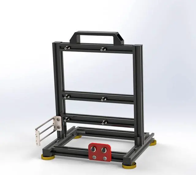 Alt view image 4 of 5 - PC Test Bench Open Air Computer Case ITX Motherboard Chassis Aluminum Bracket DIY Bare Frame ATX Support 120 240 360 Liquid Cooling