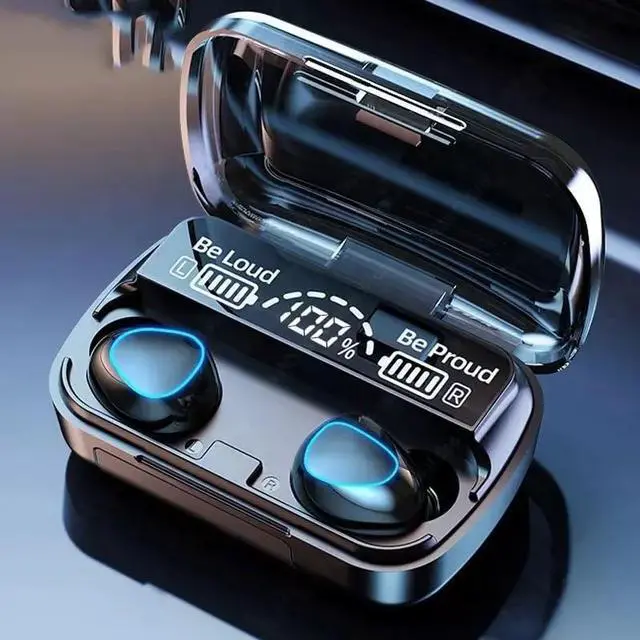 Main image of TWS Wireless in-Ear Headphone Earphone Sports Waterproof Touch Headset LED Display Bass Earbuds