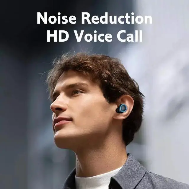Alt view image 3 of 4 - TWS Wireless in-Ear Headphone Earphone Sports Waterproof Touch Headset LED Display Bass Earbuds