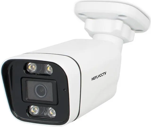Main image of HEFLYCCTV 4MP POE IP Camera,Bullet Security Surveillance Wired CCTV Cameras with Human Detection One-Way Audio,Smart Color Night Vision,SD Card Slot,2.8mm Wide Angle,IP67 Waterproof Outdoor Indoor