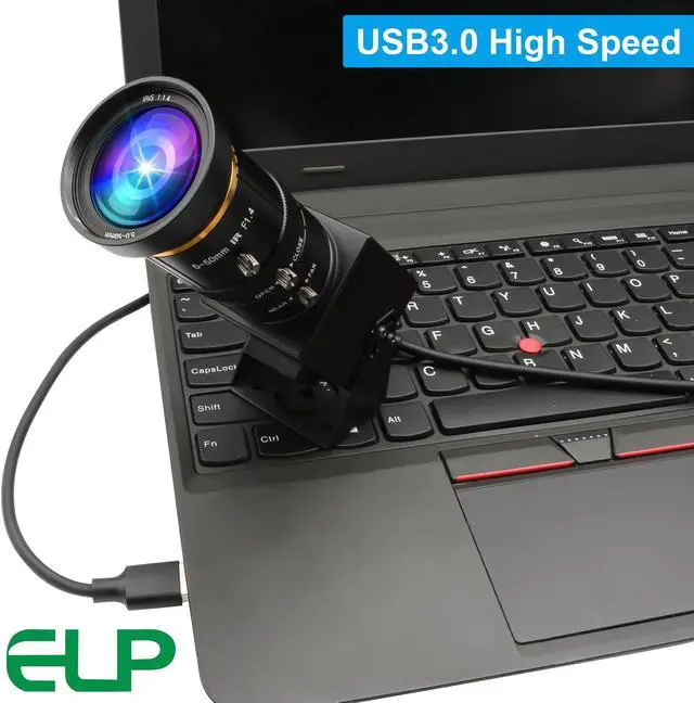 Alt view image 4 of 5 - IEights 4K USB3.0 HDMI Camera 60fps Manual Zoom Webcam for Computer Mini Lightburn for Laser Engraver H.264 Telescope USB Security Industrial PC Camera for Raspberry Pi Jetson Nano