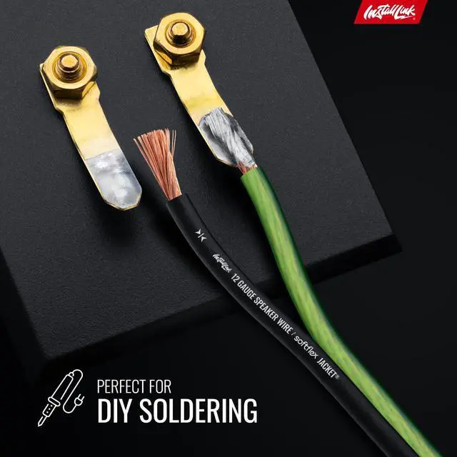 Alt view image 5 of 5 - Install Link 12 AWG Gauge Speaker Wire Cable (100 Feet) Stereo, Car or Home Theater, CCA