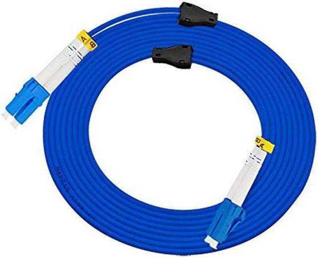 Alt view image 2 of 4 - Jeirdus 20M LC to LC Indoor Armored Duplex 9/125 SM Fiber Optic Cable Jumper Optical Patch Cord Singlemode 20Meters 65ft LC-LC